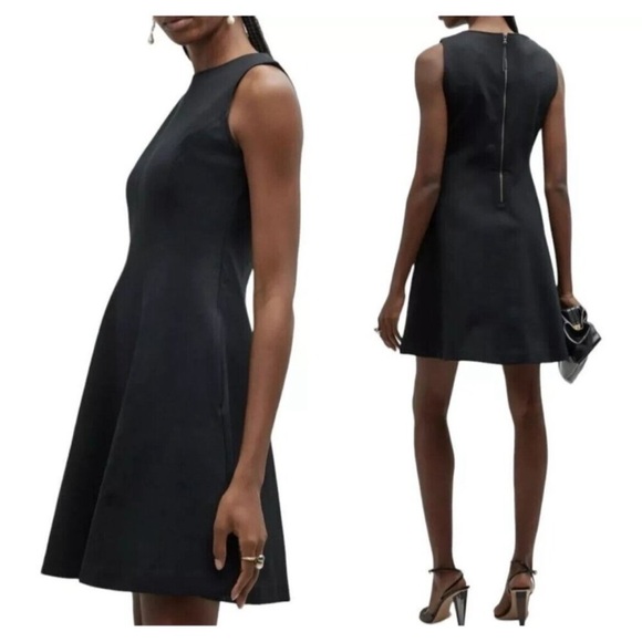 NWT SPANX Perfect Fit & Flare Classic Black Dress 20381R Size Medium - Picture 5 of 12